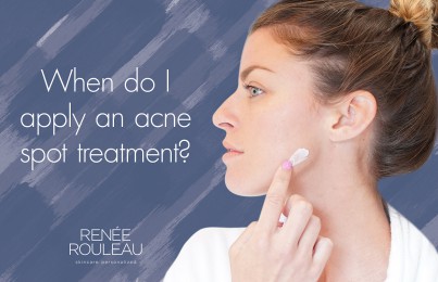 how to apply a blemish spot treatment