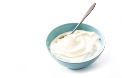 a bowl of yogurt