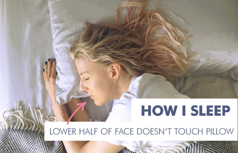 Best way to sleep on your pillow to prevent wrinkles
