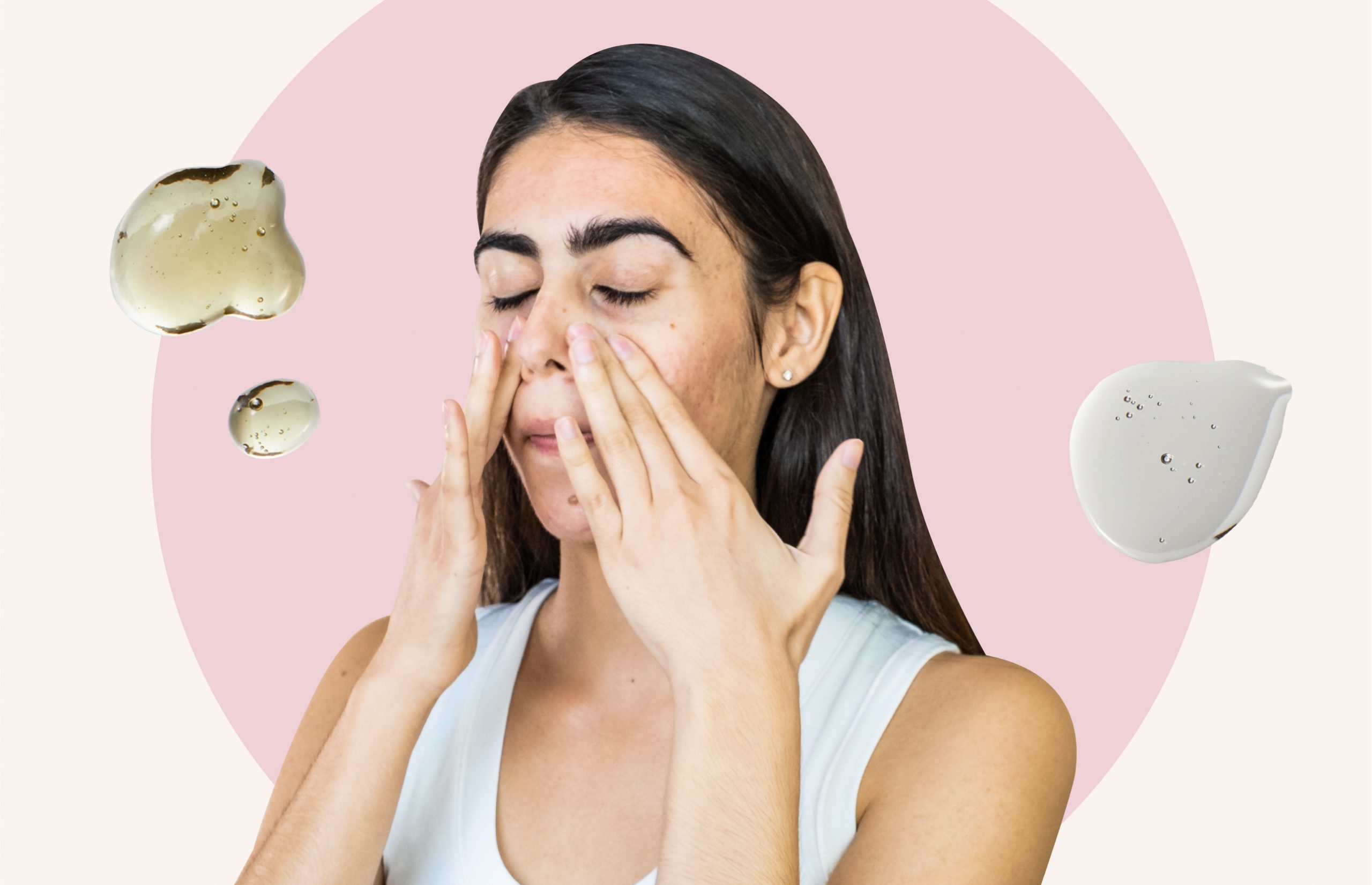 breaking out or purging skincare