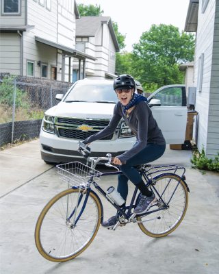 Renée Rouleau Biking