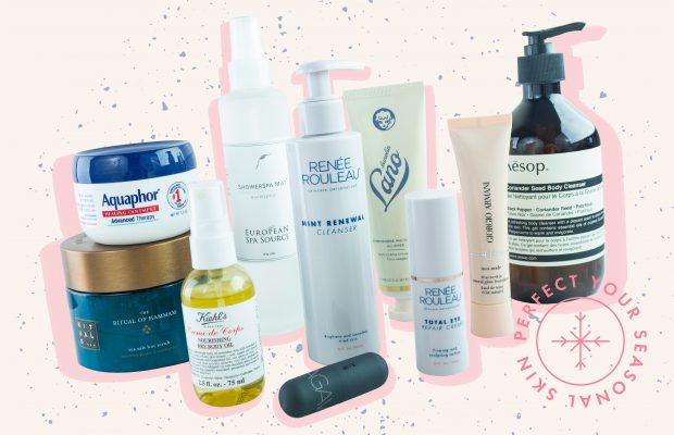 Collection of Renee's favorite winter skin and body products
