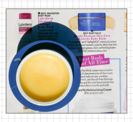 Bedside moisturizer products recommended by magazines